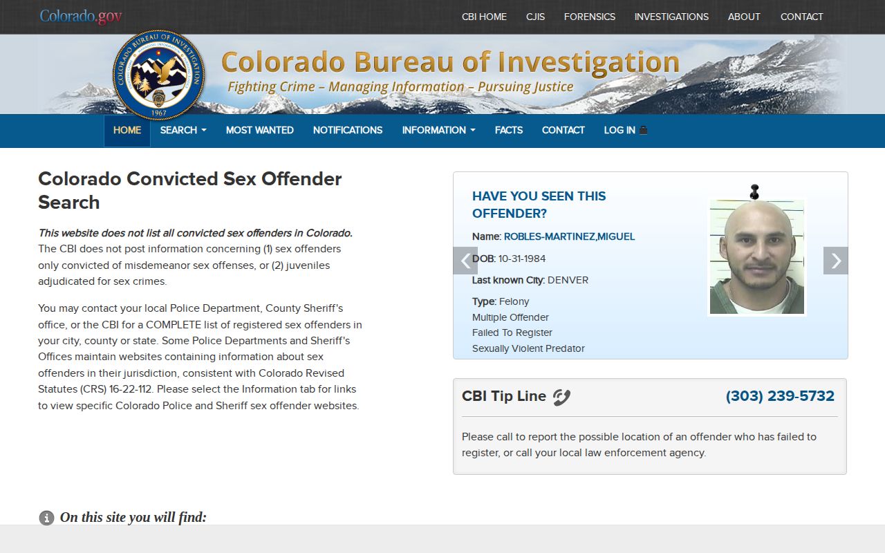 Baca County released inmate mugshot registry photo status channel